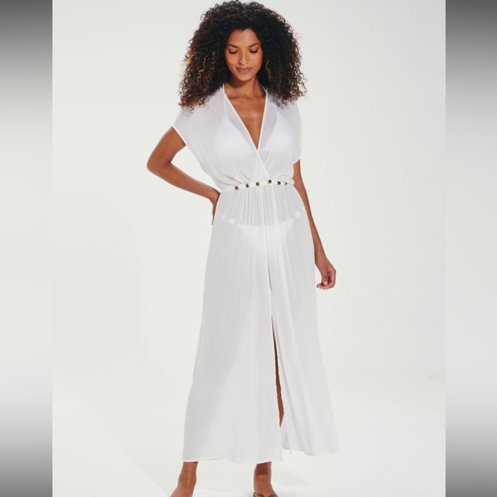 ViX Paula Hermanny swim Yara Detail Long Cover Up